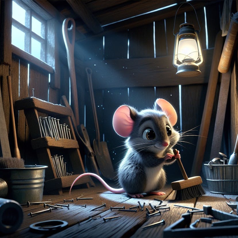 A man discovered a mouse has been organizing his shed nightly. Captured on video, the mouse impressively moves objects into boxes, sparking fascination online. The unlikely housekeeper has become a viral sensation, challenging perceptions of the typically unwelcome rodent. #MouseHousekeeper