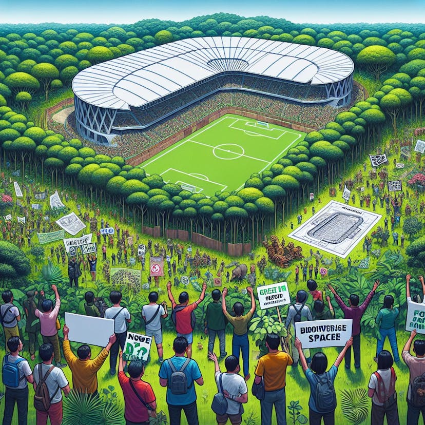 Local residents are pushing back against Tottenham Hotspur's proposal to build on a green space, arguing it threatens the area's biodiversity. Community members advocate for preserving the site's natural habitat and are seeking alternatives to the club's expansion plans. #SpursGreenClash