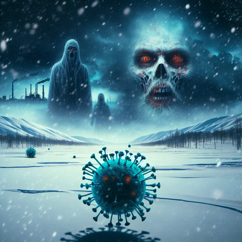 Scientists warn of a potential new pandemic due to 'zombie viruses' in Siberia's thawing permafrost. Long-dormant viruses, released as the Arctic warms, pose a health risk with unknown consequences. Urgent research is called for to assess and mitigate this emerging threat.